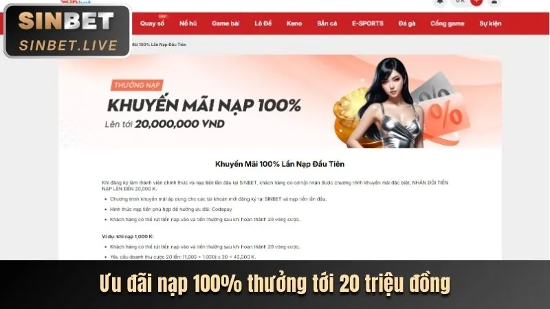 Khuyến mãi hoàn trả thể thao 188bet